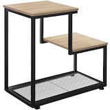 thumbnail of tectake Tavolino Halifax 60,5 x 35,5 x 60,5 cm - Industriale legno chiaro, rovere Sonoma - 404272