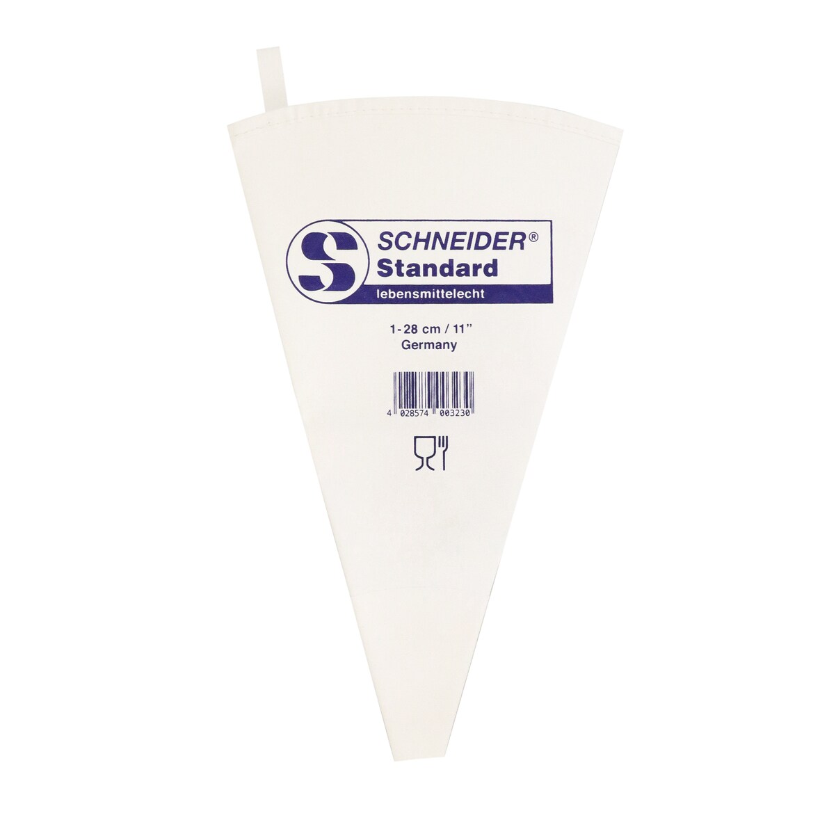 Schneider - Spritzbeutel 1-28 cm - Standard, Druck "Schneider": Blau