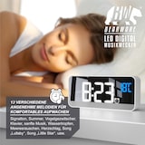 thumbnail of BEARWARE digitaler Wecker mit Netzteil und extra großem 2200 mAh Akku - Musikwecker Reisewecker - 13 Songs und Klingeltöne - Temperaturanzeige