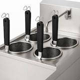 thumbnail of VERTES Gastro Cuocipasta con supporto Cuocipasta in acciaio inox, elettrico, 2x 1700 Watt, 2 vasche separate da 8 litri ciascuna