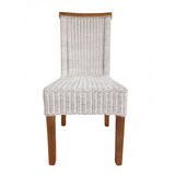 thumbnail of Esszimmer Stuhl Rattanstuhl Esstisch Stuhl weiß Perth Rattan natur Korbstuhl nachhaltig : ohne Sitzkissen