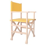 thumbnail of Aranaz Sillón director sin barniz lona amarilla