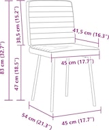 thumbnail of vidaXL Esszimmerstühle 6 Stk. Gelb Samt