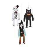 thumbnail of WellHome - Halloween Deko Set 4-teilig - Hängende Ornamente und Skelette