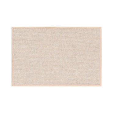 Quadro de Avisos Bi-Office Earth New Basic – 58,5x88,5 cm – Superfície em Tecido Bianco, Moldura de Pinho com Certificação PEFC