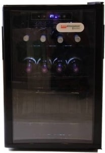 Weinkeller statische Kühlung 25 Flaschen +6 +14 °C 44.5x51x67.6h cm
