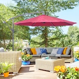 thumbnail of Outsunny Ombrellone da Giardino a Braccio Deluxe Inclinabile Φ3m