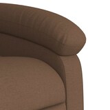 thumbnail of vidaXL Massagesessel Braun Stoff