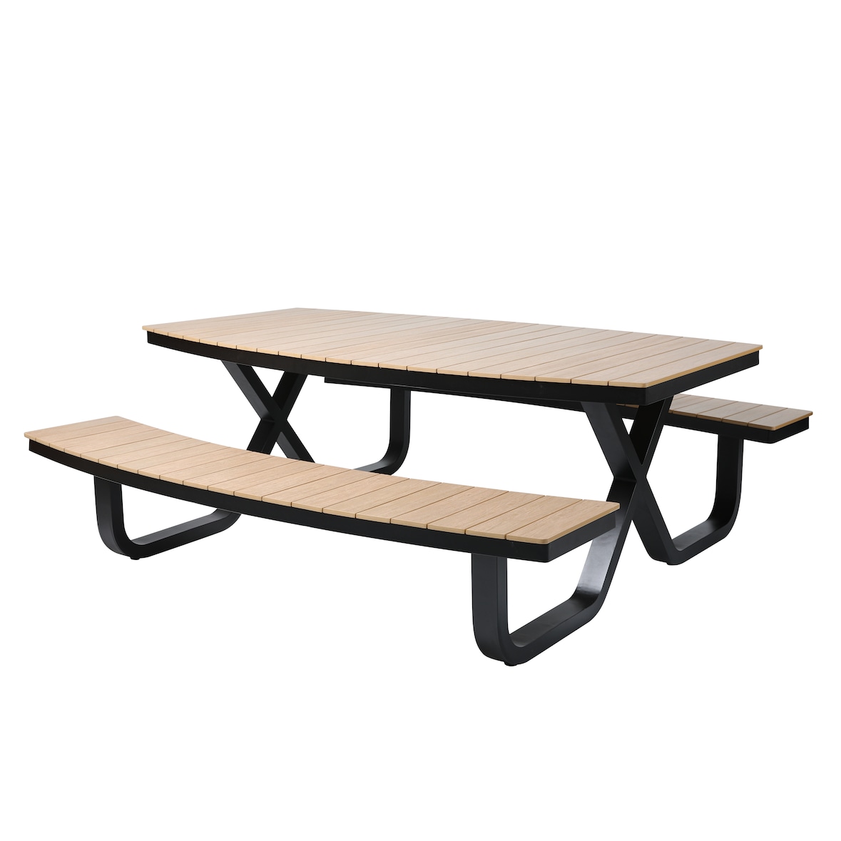 BEST Buddy - Table de pique-nique en polywood - noir