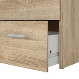 thumbnail of WellHome - Commode de Chambre avec 3 Tiroirs en coloris Chêne 75 x 36 x 70 cm - Duero Oak