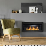 thumbnail of Chimenea de bioetanol Modelo Ebba Negro con cristal protector 90 cm