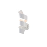 thumbnail of Applique Moderna Helix 1 Luce In Ferro Laccato Bianco