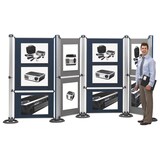 thumbnail of Display modular NOBO panel fieltro A1