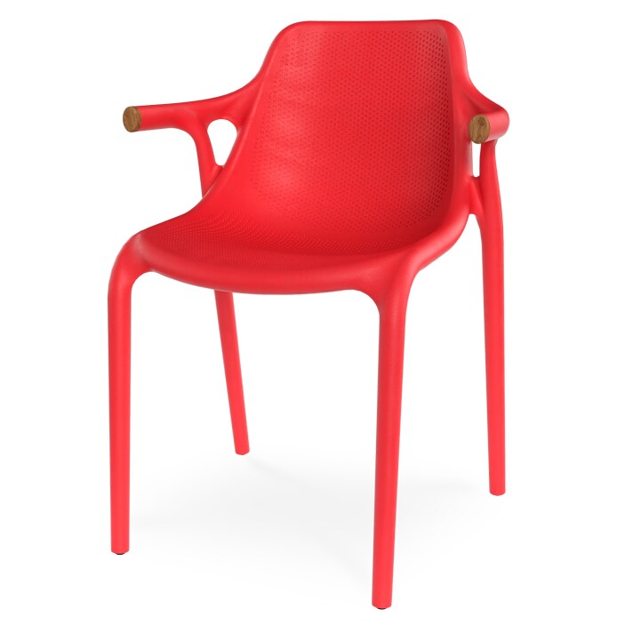 Pack 16 Cadeiras Karl Vermelho