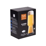 thumbnail of Coffret de 2 verres à bière birrateque pilsner 54 cl -  54.00 cl Transparent / Cristal Rond Verre Cristallin Bormioli Luigi 8.00x8.00 cm