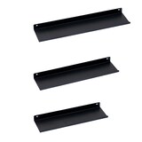 thumbnail of BERLINLODGE Wandregal Metall 3er Set | Matte Schwarz  | Schweberegal Wandboards Bücherregal 3-Teiliges Hängeregal, Wanddeko und Ablage