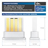thumbnail of CSL USB Bluetooth Stick 4.0 mit hoher Reichweite inklusive Treiber / Bluetooth Adapter