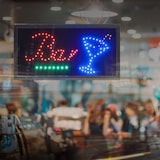 thumbnail of Securit® LED-Schild "Bar" – RGB LED-Beleuchtung mit verschiedenen Programmen – 220 V AC-Adapter – 130 cm Kabel