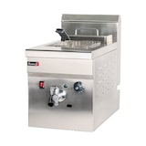 thumbnail of Romux® Friteuse À Gaz Butane Professionnelle 18 Litres Simple de Table | Friteuse en Acier Inoxydable avec Robinet de Vidange 3000 W