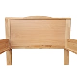 thumbnail of Seniorenbett extra hoch Buchebett natur massiv 90x200 Einzelbett Futonbett Rollrost 60.70-09FL
