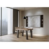 thumbnail of Itamoby Tavolo allungabile 90x140/400cm Bridge noce telaio Antracite