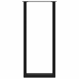 thumbnail of vidaXL Bartafelpoten 2 st U-vormig 50x(110-111) cm staal zwart
