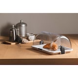 thumbnail of Biesse buffet Vitrine groot, plastic, wit: 46,5 x 31,5x 19,5 cm.