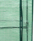 thumbnail of vidaXL Hochbeet mit Gewächshaus-Aufsatz Rattan-Optik 80x40x138 cm