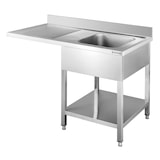 thumbnail of GastroHero Spülzentrum Basic 12x6 mit 1 Becken rechts