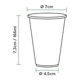 thumbnail of MONOUSO - Bicchiere di Plastica PP Riutilizzabile Bianco 166ml (100 Pezzi)
