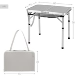 thumbnail of Aktive Mesa plegable camping maletín antideslizante beige c/red auxiliar