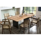 thumbnail of SIT Möbel Tisch | Wildeiche natur | Plattenstärke 40 mm | Gestell Metall schwarz | B 200 x T 100 x H 76 cm | 16081-11 | Serie TOPS & TABLES