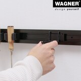 thumbnail of WAGNER Gerätehalter CLIPS & SCHIENE AUSZIEHBAR - 60-110 x 5,5 cm, Aluminium, 5 Clips, Tragkraft bis 2 kg/Clip - 15529611