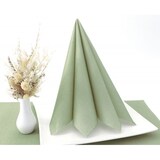 thumbnail of Airlaid Serviette Phalaris Naturgrün, 40 x 40 cm, 50 Stück - APARTina