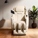 thumbnail of Massagesessel, Zero-Gravity Liegesessel, Tiefenmassage, mit Heizfunktion, Vollmassage, Bluetooth SL Schienen Weiß L140×B73×H106cm /A001-Bai/