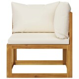 thumbnail of vidaXL 6-tlg. Garten-Lounge-Set mit Auflagen Creme Massivholz Akazie