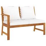 thumbnail of vidaXL 6-tlg. Garten-Lounge-Set mit Auflagen Creme Massivholz Akazie