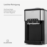 thumbnail of Aqueous Eiswürfelmaschine 3-in-1: Eiswürfel, Wasserspender: heiß & kalt 20 kg/24h Silber