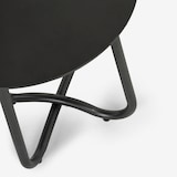 thumbnail of Mesa auxiliar para exterior, con tacos de goma, Aluminio, Color Antracita, 60 x 51cm alto