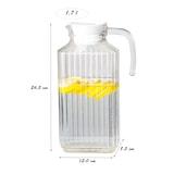 thumbnail of LUMINARC QUADRO Jarro Vidro Com Tampa 1,7L