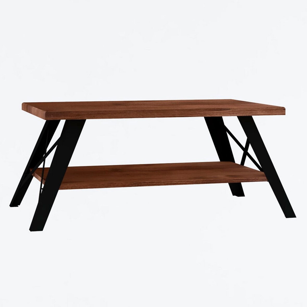 WellHome Tajo Couchtisch 98x43x50 cm in Braun