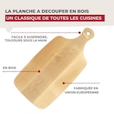 thumbnail of Set van 4 houten snijplanken, 38 x 18 cm, Fackelmann Houteditie