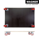 thumbnail of WAGNER Transporthilfe PROFESSIONAL EURO 24 mm - 120 x 80 x 18 cm, Schwerlastrollen 125 mm, Tragkraft 1000 kg - 20134901