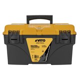 thumbnail of Boite à outils vide 18" 43.2 x 25 x 23.8 cm - Caisse à outils 3 organiseurs et porte outils Amovible VITO