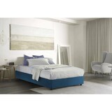 thumbnail of Dmora Letto piazza e mezza Arianna, Letto contenitore con rivestimento in tessuto, 100% Made in Italy, adatto per materasso Cm 120x200, Blu