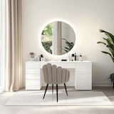 thumbnail of Schalenstuhl / Polsterstuhl SCALLORE Muschelform Stoff grau hjh LIVING