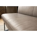 thumbnail of KAWOLA Esszimmerbank ELEEN Leder grau 163cm