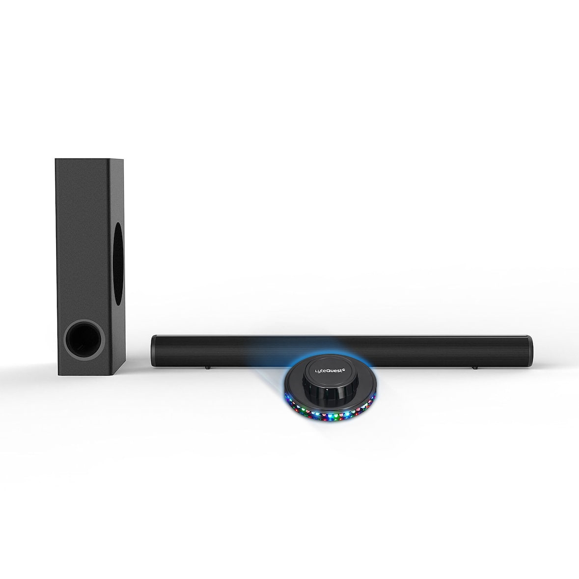 Barre de son TV 200W - 2.1 Muse M-1880 SBT, Caisson de basses, connexion sans Fil Bluetooth, Entrée HDMI, Optique, USB, Jeu LED