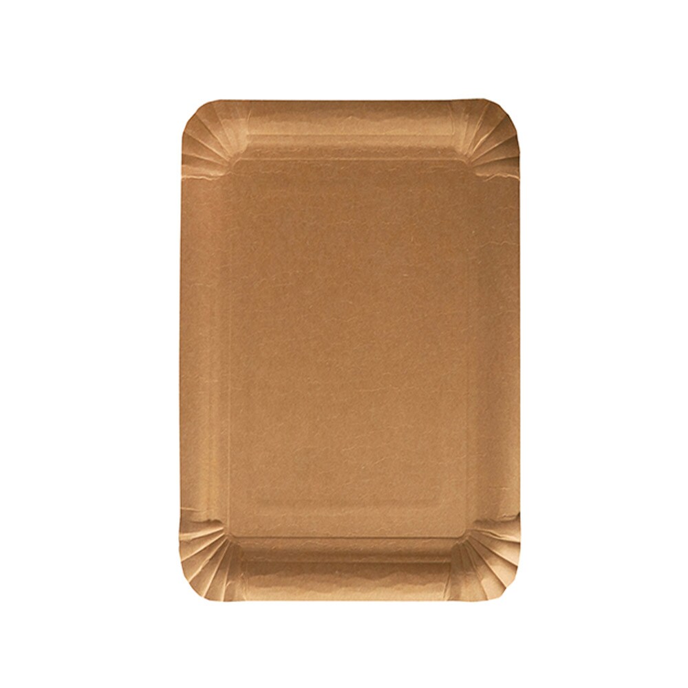 Bio-Pappteller, eckig, 16x20cm, 250 Stk.