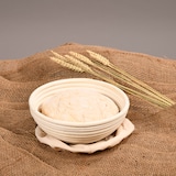 thumbnail of KESPER Gärkörbchen mit Stoffeinlage, Rattan 19630